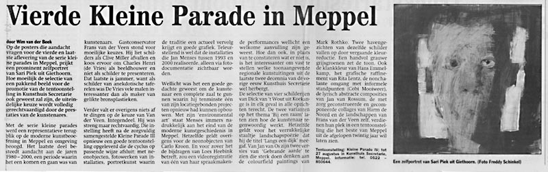 2001 Vierde Kleiine Parade